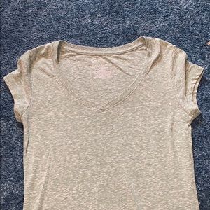 Light Green V Neck T-Shirt
